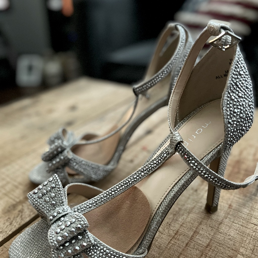 Bow Weeding Heels
